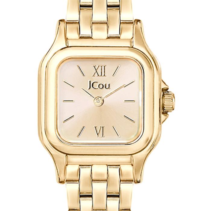 Γυναικείο Ρολόι JCOU Muse με Χρυσό Καντράν SKU-81071