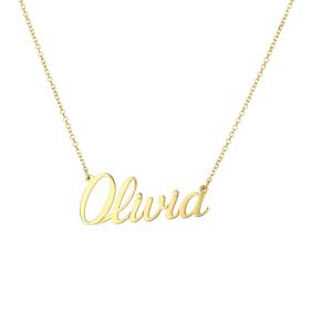 Κολιέ Όνομα 'Olivia' Χρυσός Κ14 SKU-81209