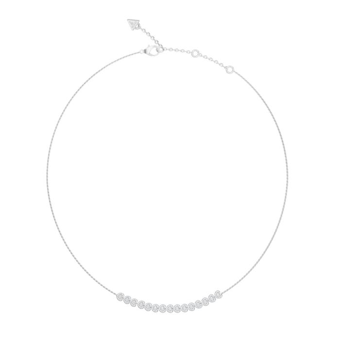 Γυναικείο Κολιέ Guess L.O.V.E. με Πέτρες Ζιργκόν SKU-81101