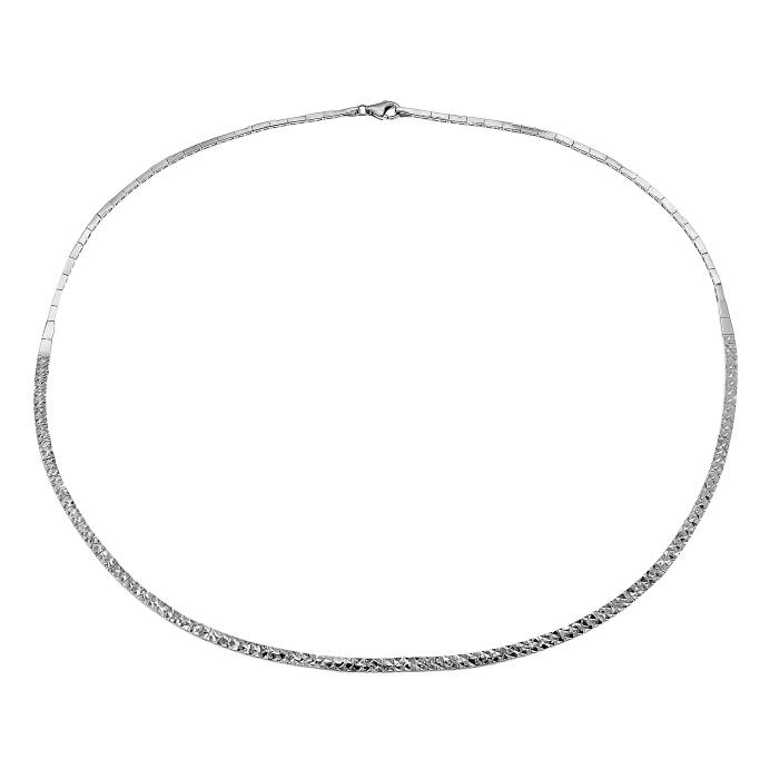 Κολιέ Λευκόχρυσος K14 SKU-81182