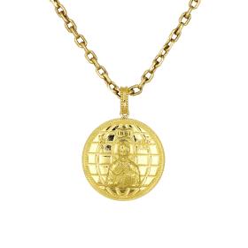 Παιδικό Φυλαχτό Κωνσταντινάτο Διπλής Όψεως Χρυσός Κ18 SKU-81117