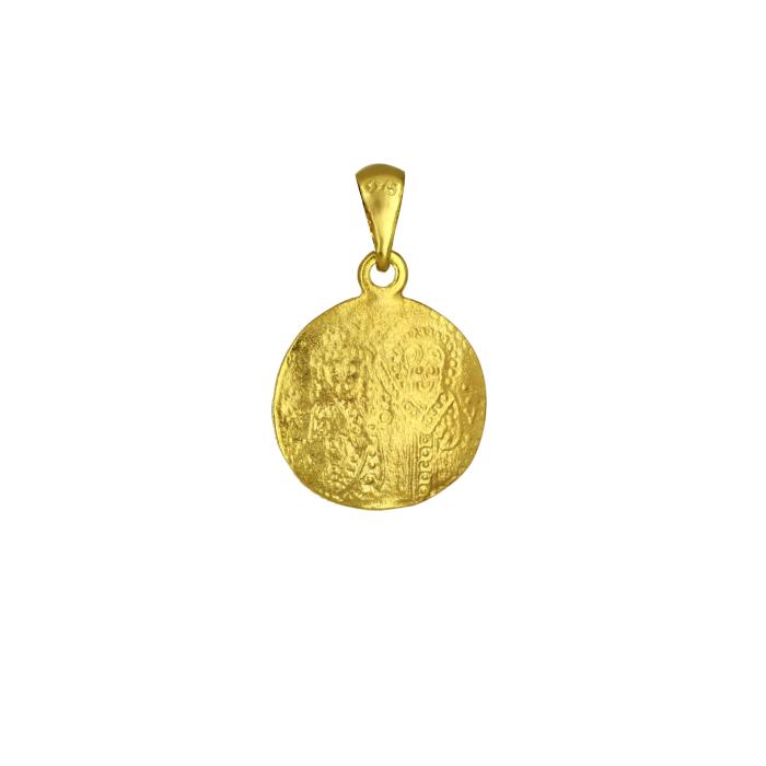 Φυλαχτό Κωνσταντινάτο Διπλής Όψεως Χρυσός K9 SKU-81780