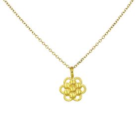 Μενταγιόν Λουλούδι Χρυσός K9 SKU-81754