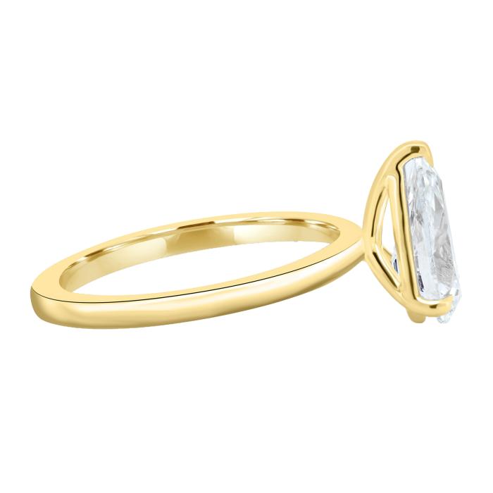 Μονόπετρο Δαχτυλίδι με Διαμάντι Pear Χρυσός Κ18 SKU-81982