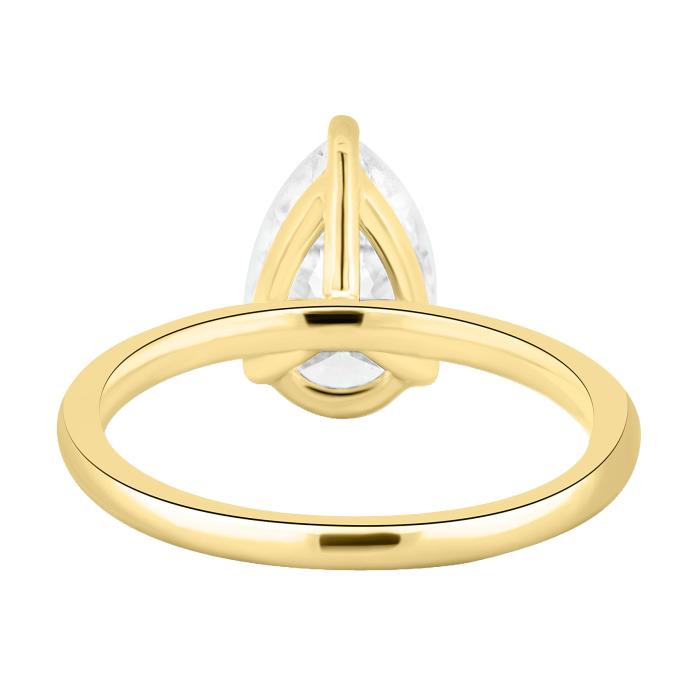 Μονόπετρο Δαχτυλίδι με Διαμάντι Pear Χρυσός Κ18 SKU-81982