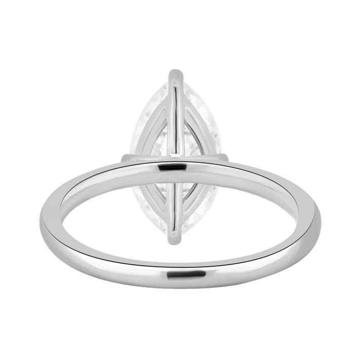 Μονόπετρο Δαχτυλίδι με Lab Grown Διαμάντι Marquise Λευκόχρυσος K18 SKU-81981