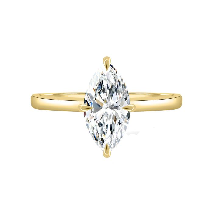 Μονόπετρο Δαχτυλίδι με Lab Grown Διαμάντι Χρυσός Κ18 SKU-81980