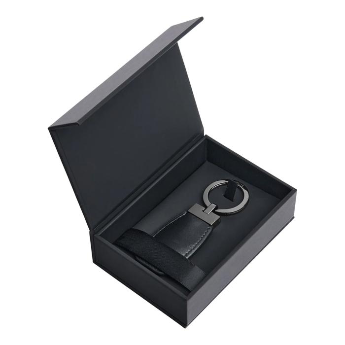 Κλειδοθήκη HUGO BOSS με Μαύρο Δέρμα SKU-81792