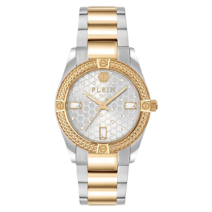 Γυναικείο Ρολόι PHILIPP PLEIN Icon Chain με Δίχρωμο Μπρασελέ SKU-81935