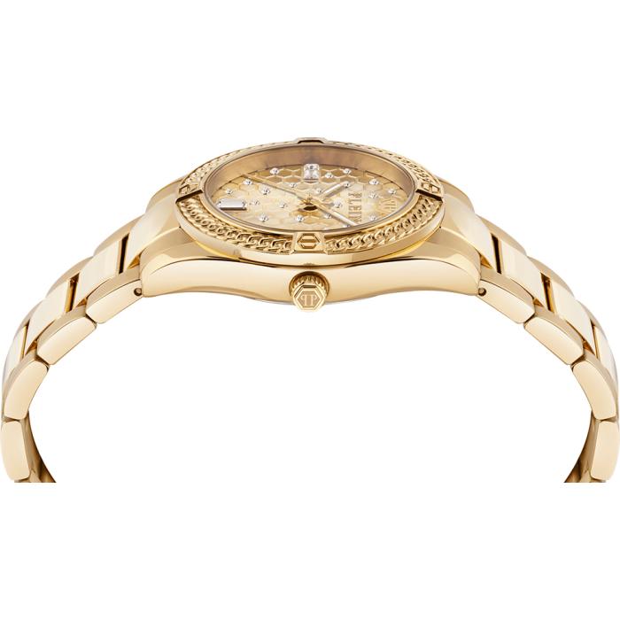Γυναικείο Ρολόι PHILIPP PLEIN Icon Chain με Χρυσό Καντράν SKU-81936