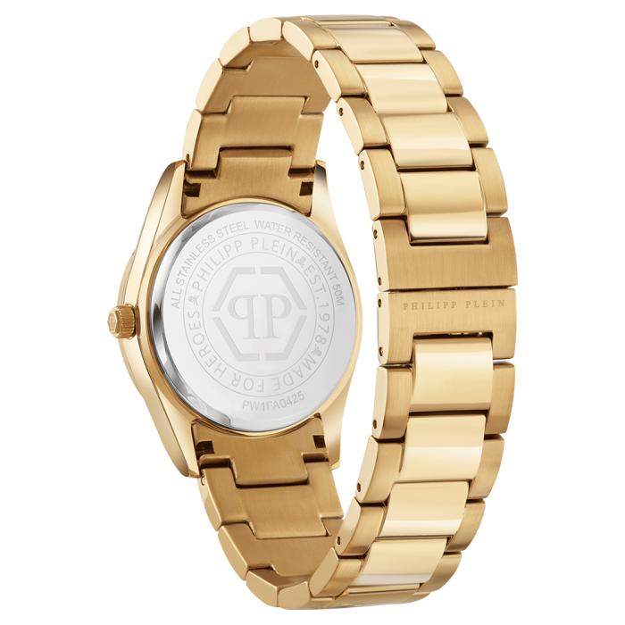 Γυναικείο Ρολόι PHILIPP PLEIN Icon Chain με Χρυσό Καντράν SKU-81936