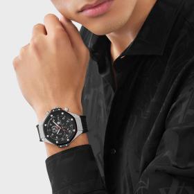 Ανδρικό Ρολόι PHILIPP PLEIN CHRONO ROYAL Μαύρο Λουράκι SKU-81938