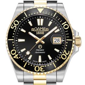 Ανδρικό Αυτόματο Ρολόι ROAMER Premier με Μαύρο Καντράν SKU-81871
