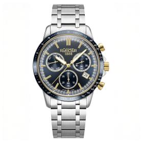 Ανδρικό Ρολόι ROAMER Mercury Chrono με Μαύρο Καντράν SKU-81945