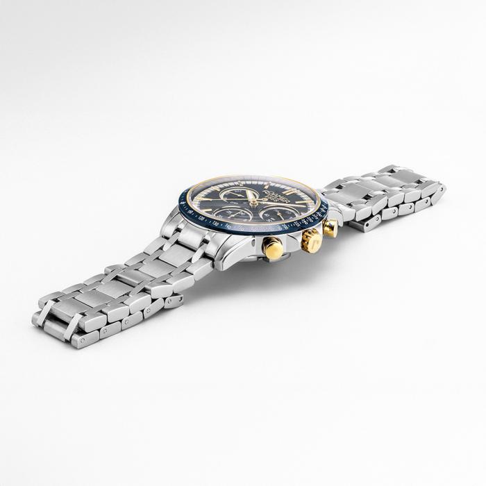 Ανδρικό Ρολόι ROAMER Mercury Chrono με Μαύρο Καντράν SKU-81945