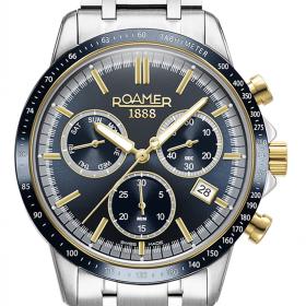 Ανδρικό Ρολόι ROAMER Mercury Chrono με Μαύρο Καντράν SKU-81945