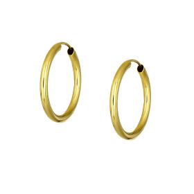 Σκουλαρίκια Κρίκοι Χρυσός K9 SKU-81265