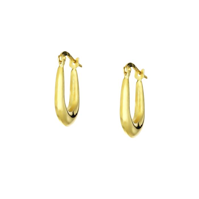 Σκουλαρίκια Κρίκοι Χρυσός K9 SKU-81266