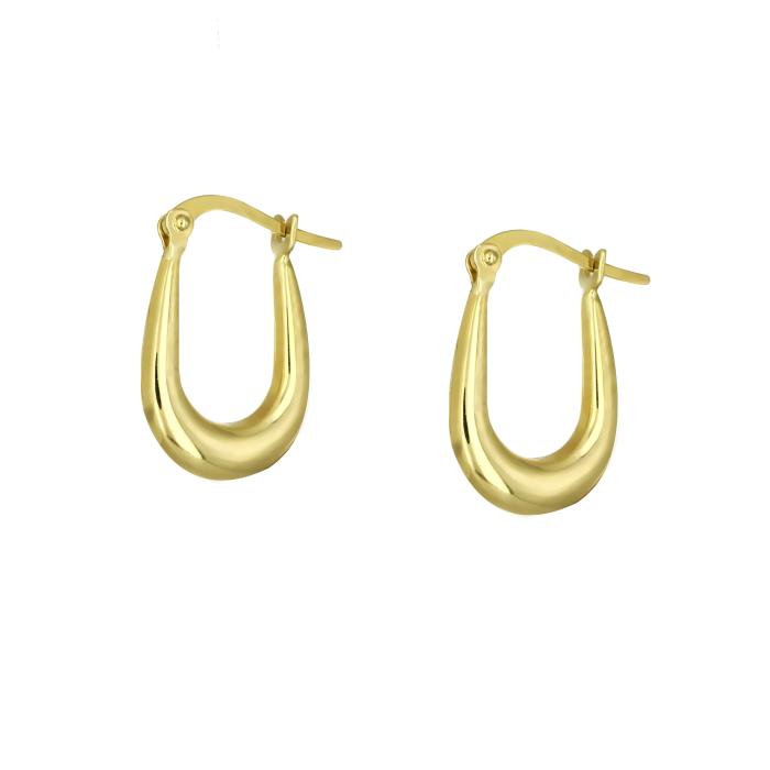 Σκουλαρίκια Κρίκοι Χρυσός K9 SKU-81266