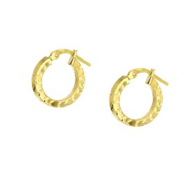 Σκουλαρίκια Κρίκοι Χρυσός K9 SKU-81269