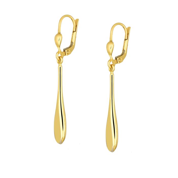 Κρεμαστά Σκουλαρίκια Χρυσός Κ14 SKU-81271