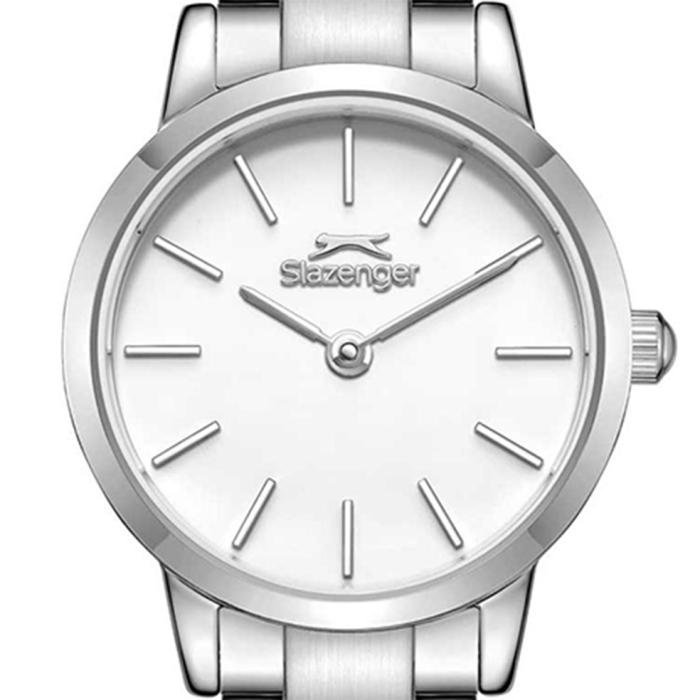 Γυναικείο Ρολόι SLAZENGER με Ασημί Μπρασελέ SKU-81037