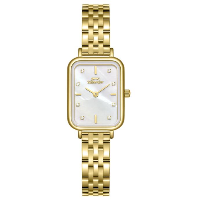 Γυναικείο Ρολόι SLAZENGER με Χρυσό Μπρασελέ SKU-81039