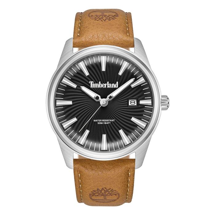 Ανδρικό Ρολόι TIMBERLAND Birch Road με Καφέ Δερμάτινο Λουράκι SKU-81066
