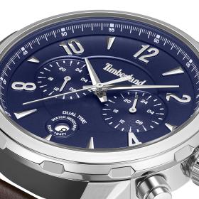 Ανδρικό Ρολόι TIMBERLAND Newkirk με Καφέ Δερμάτινο Λουράκι SKU-81069