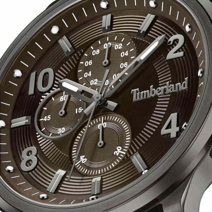 Ανδρικό Ρολόι TIMBERLAND Driscoll με Καφέ Δερμάτινο Λουράκι SKU-81876