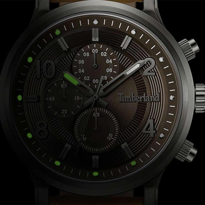 Ανδρικό Ρολόι TIMBERLAND Driscoll με Καφέ Δερμάτινο Λουράκι SKU-81876