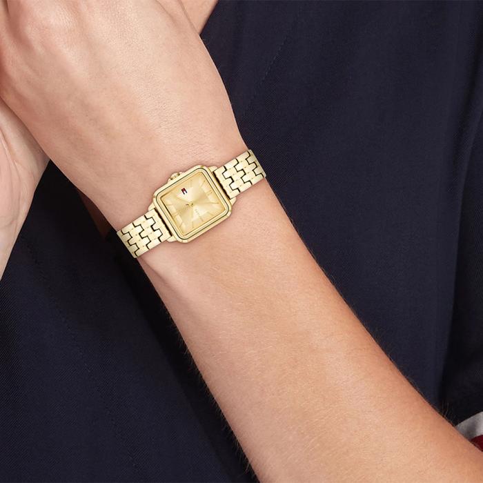 Γυναικείο Ρολόι TOMMY HILFIGER Mia με Χρυσό Καντράν SKU-81063