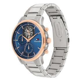 Ανδρικό Ρολόι TOMMY HILFIGER Stewart με Μπλέ Καντράν SKU-81065