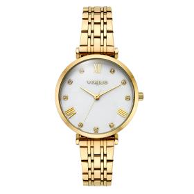 Γυναικείο Ρολόι VOGUE New Bliss Crystals με Χρυσό Μπρασελέ SKU-81862
