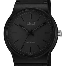 Ανδρικό Ρολόι Q&Q με Μαύρο Καντράν SKU-81120