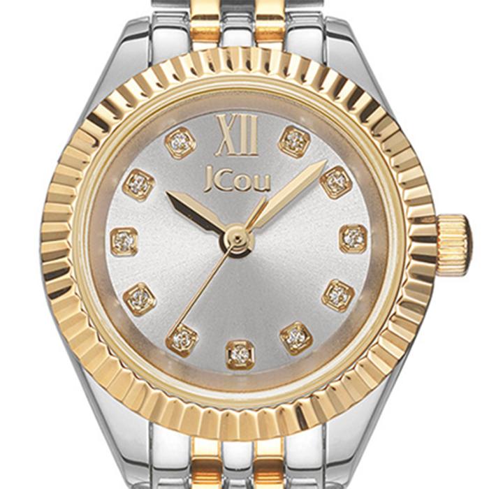 Γυναικείο Ρολόι JCOU Eden με Ασημί Καντράν SKU-81173