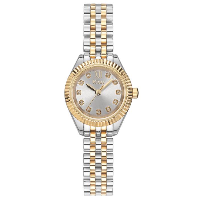 Γυναικείο Ρολόι JCOU Eden με Ασημί Καντράν SKU-81173