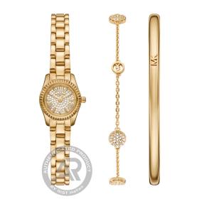 Γυναικείο Ρολόι MICHAEL KORS Lexington Set με Χρυσό Μπρασελέ SKU-81176