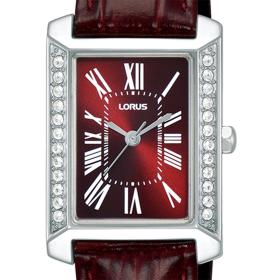 Γυναικείο Ρολόι LORUS με Κόκκινο Δερμάτινο Λουράκι SKU-81297