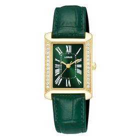 Γυναικείο Ρολόι LORUS με Πράσινο Δερμάτινο Λουράκι SKU-81298