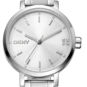 Γυναικείο Ρολόι DKNY Soho Glitz με Ασημί Καντράν SKU-81307