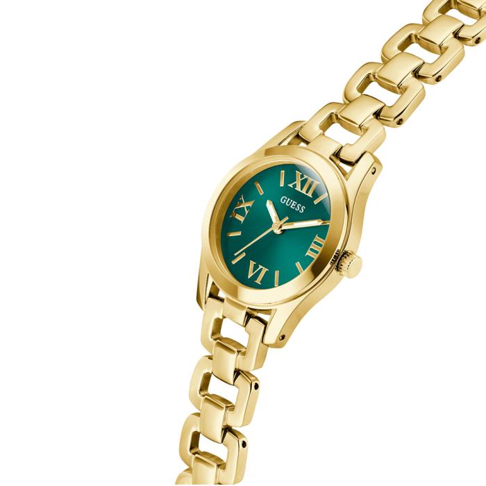 Γυναικείο Ρολόι GUESS Veda με Πράσινο Καντράν SKU-81776