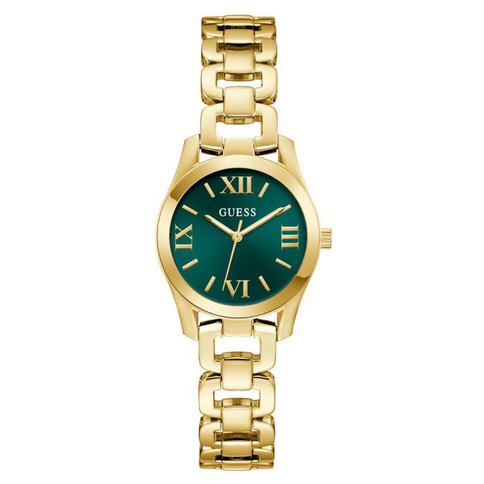 Γυναικείο Ρολόι GUESS Veda με Πράσινο Καντράν SKU-81776