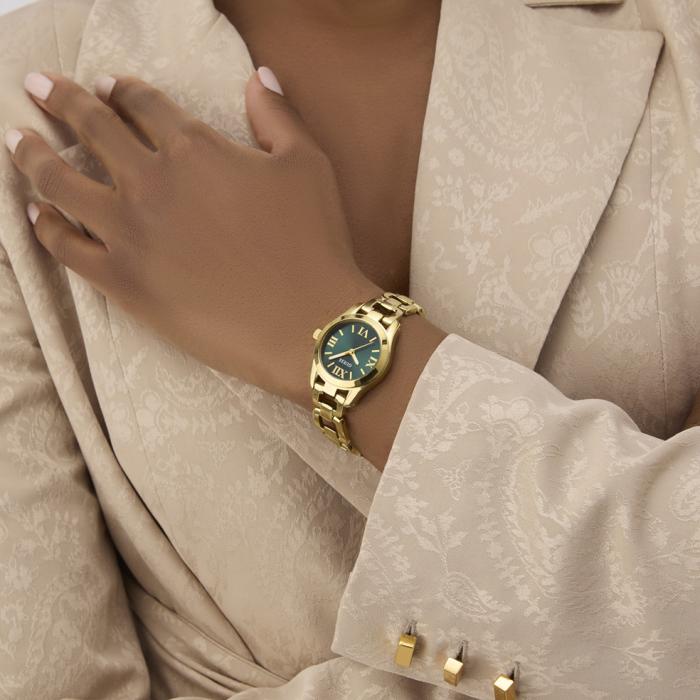 Γυναικείο Ρολόι GUESS Veda με Πράσινο Καντράν SKU-81776