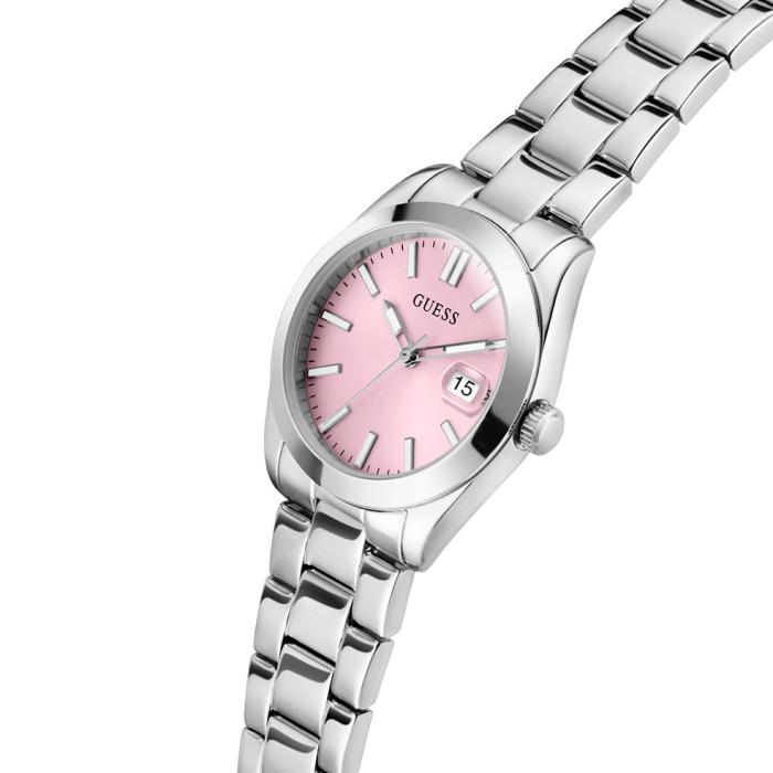 Γυναικείο Ρολόι GUESS Alice με Ρόζ Καντράν SKU-81778