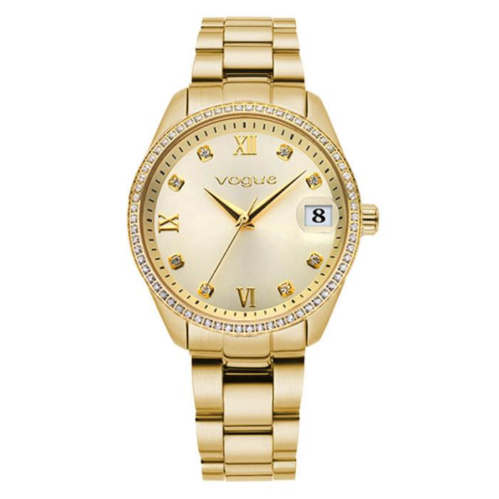 Γυναικείο Ρολόι VOGUE Reina Mini με Χρυσό Καντράν SKU-81838