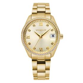 Γυναικείο Ρολόι VOGUE Reina Mini με Χρυσό Καντράν SKU-81838
