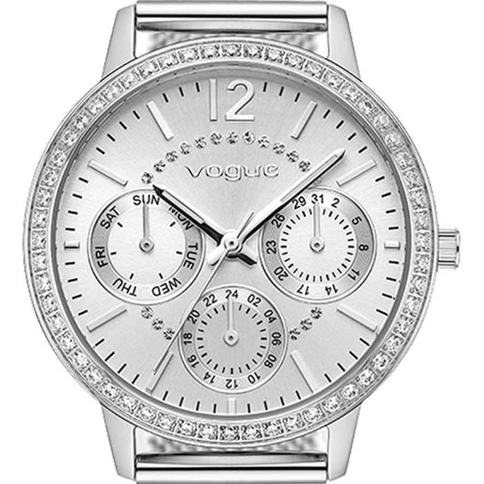 Γυναικείο Ρολόι VOGUE Louise Crystals με Ασημί Καντράν SKU-81839
