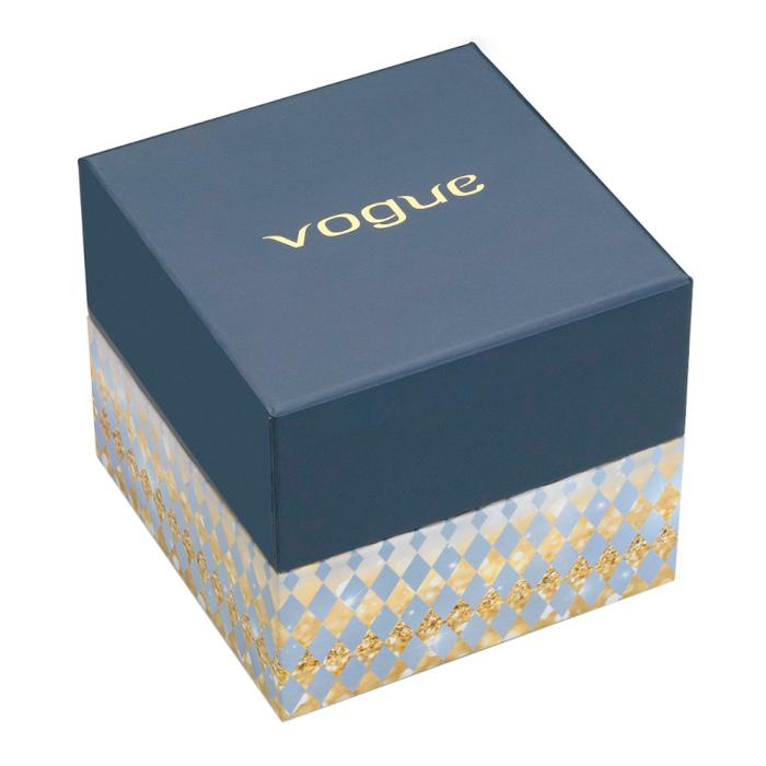 Γυναικείο Ρολόι VOGUE Louise Crystals με Ασημί Καντράν SKU-81839
