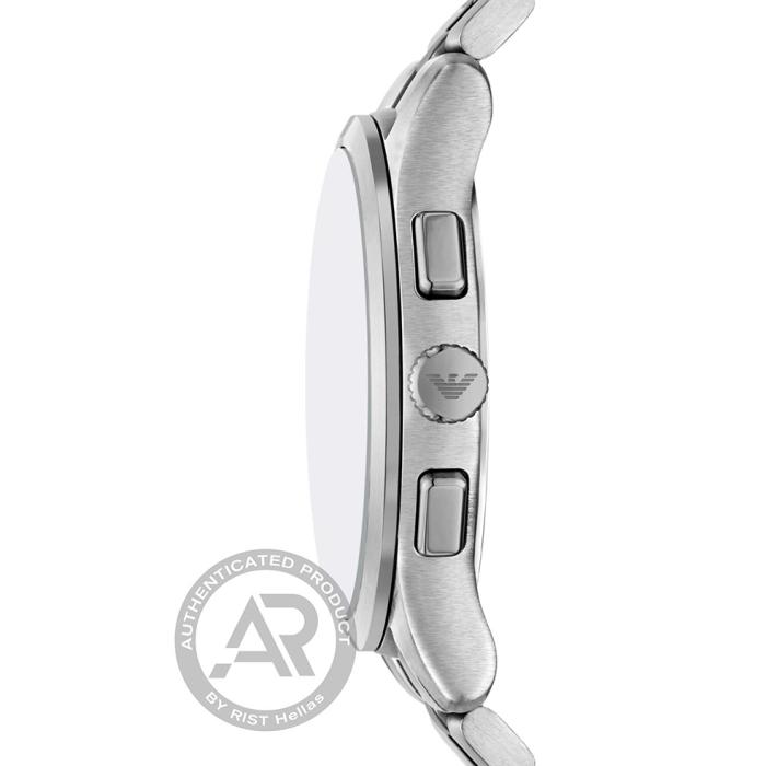 Ανδρικό Ρολόι EMPORIO ARMANI Dario με Μαύρο Καντράν SKU-81305